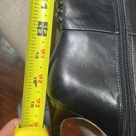 Coach Nickie Boots Black Size 7B Soft Shine Calf - Picture 9 of 15